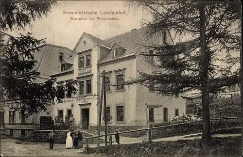 Ak Warmbad Wolkenstein in Sachsen, Lärchenhof