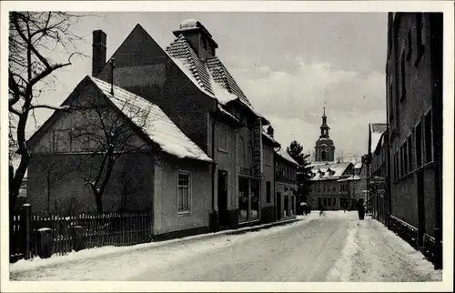 Ak Zella Mehlis im Thüringer Wald, Stadtkaffee, Kirche