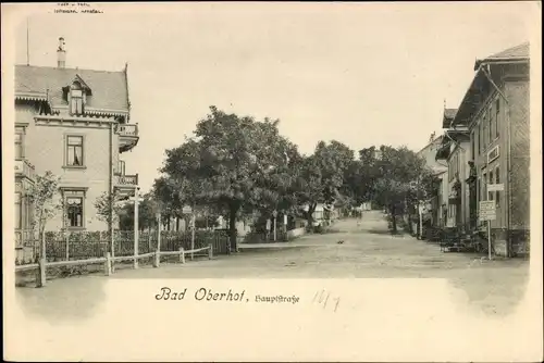 Ak Oberhof im Thüringer Wald, Hauptstraße