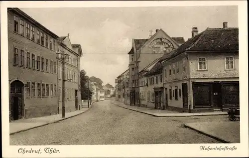 Ak Ohrdruf im Thüringischen Kreis Gotha, Hohenlohestraße, Ausstellung Wohnräume