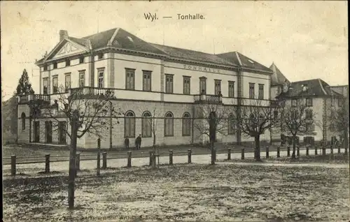 Ak Wyl Wil Kanton Sankt Gallen, Tonhalle