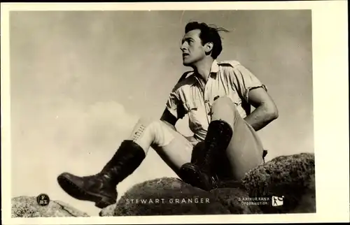 Ak Schauspieler Stewart Granger, Portrait