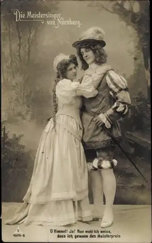 Ak Opernsänger, Die Meistersinger von Nürnberg, Portrait