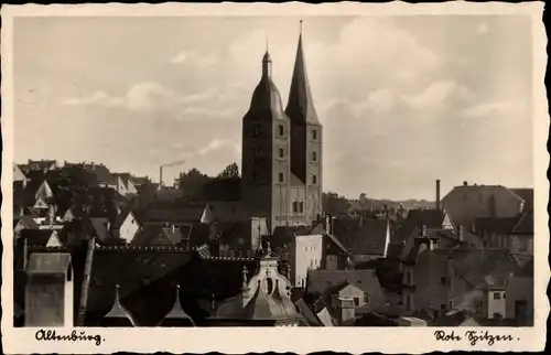 Ak Altenburg in Thüringen, Rote Spitzen, Kirchtürme