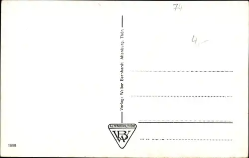 Ak Altenburg in Thüringen, Rote Spitzen, Kirchtürme