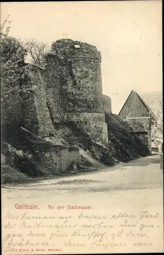 Ak Geithain Sachsen, Stadtmauer
