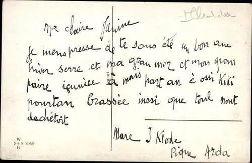 Künstler Ak Wills, John, Junge in einem Schwimmring