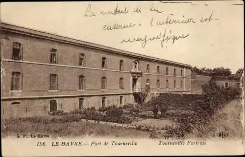 Ak Le Havre Seine Maritime, Festung Tourneville