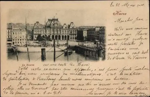 Ak Le Havre Seine Maritime, Börse