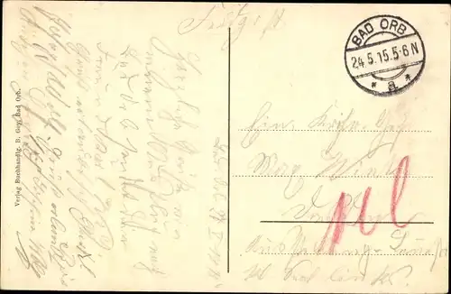 Ak Bad Orb im Spessart Hessen, Jagdhaus Haselsruhe