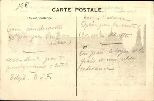 Ak Chateau Thierry Aisne, Castel de Chierry