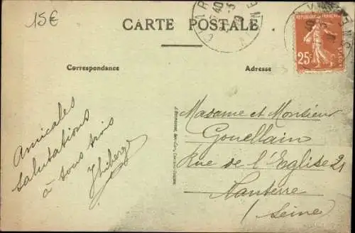 Ak Charlie sur Marne Aisne, Stadtbrücke