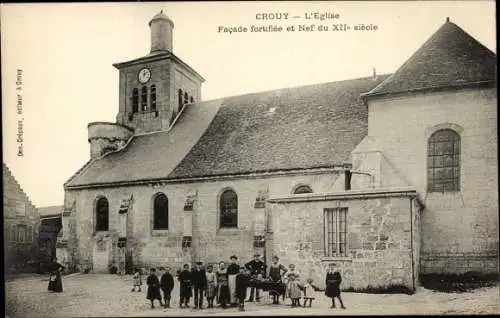 Ak Crouy-Aisne, Kirche