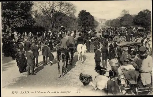 Ak Paris 16., Avenue du Bois de Boulogne