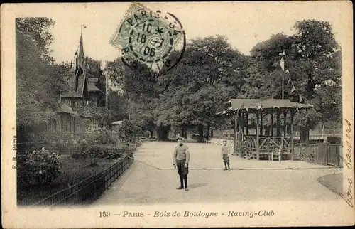 Ak Paris XVI, Bois de Boulogne, Rennclub