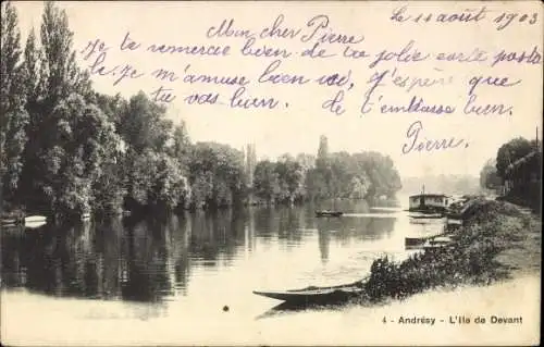 Ak Andrésy Yvelines, L'Ile de Devant