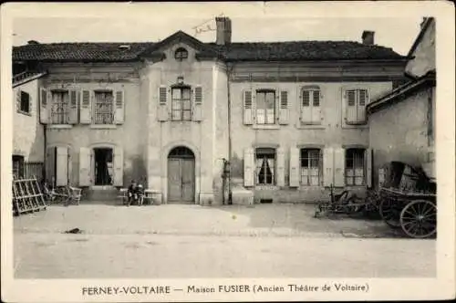 Ak Ferney Voltaire Ain, Maison Fusier, Voltaire Theater