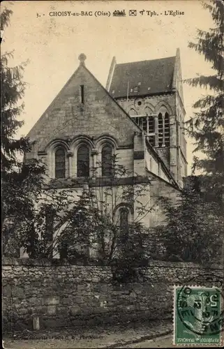 Ak Choisy in Bac Oise, Kirche