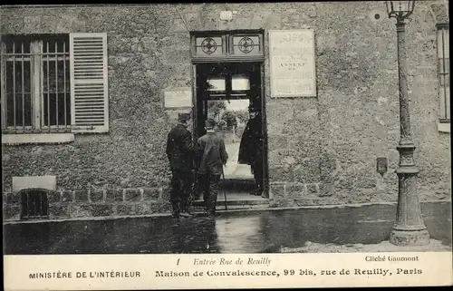 Ak Paris XII, Rue de Reuilly, Genesungsheim