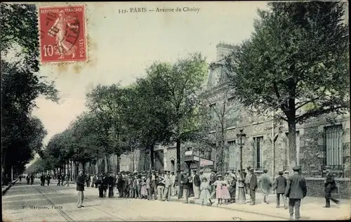 Ak Paris XIII., Avenue de Choisy