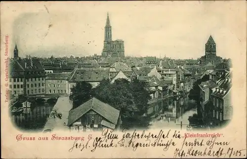 Ak Straßburg Straßburg Elsass Bas-Rhin, Panorama