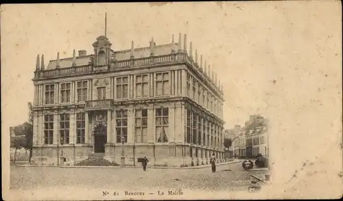 Ak Bergues-Nord, Rathaus