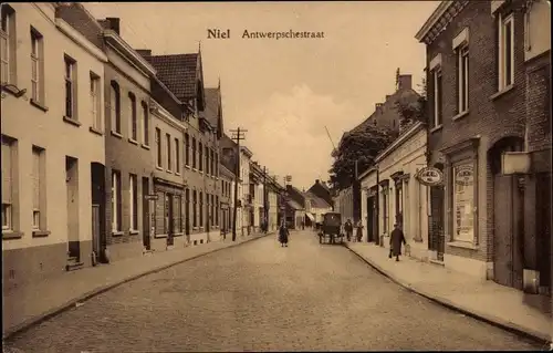 Ak Niel Flanders Antwerpen, Antwerpschestraat