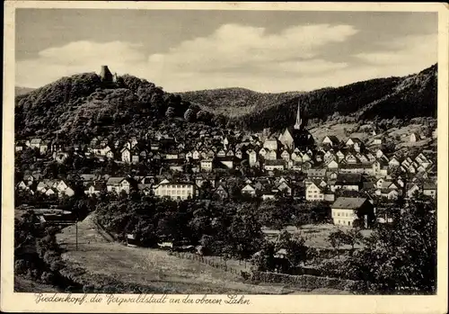Ak Biedenkopf an der Lahn, Ortsansicht