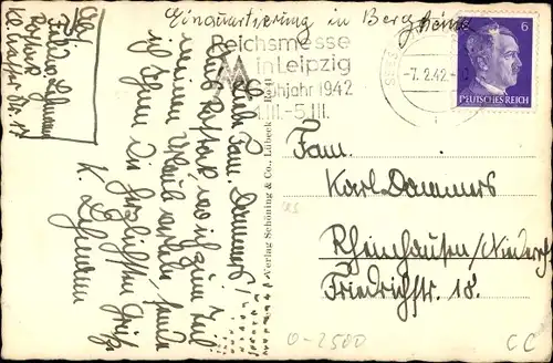 Ak Hansestadt Rostock, Neuer Markt, Marienkirche