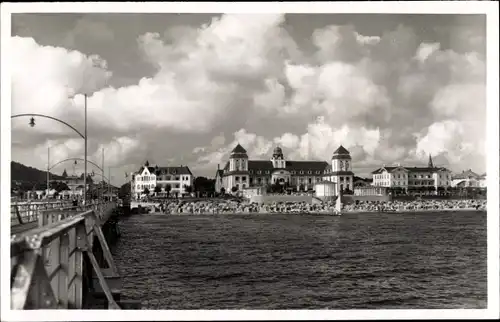 Ak Binz auf Rügen, Blick von der Seebrücke