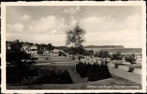 Ak Ostseebad Göhren auf Rügen, Strandpromenade