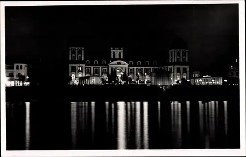 Ak Seebad Binz auf Rügen, Kurhaus bei Nacht