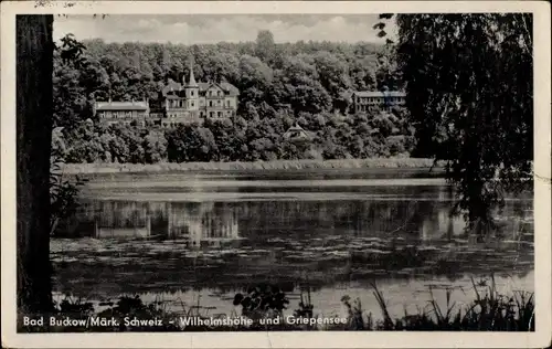 Ak Bad Buckow in der Märkischen Schweiz, Wilhelmshöhe, Griepensee