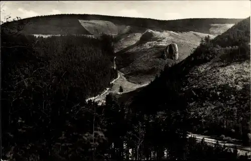 Ak Oberhof im Thüringer Wald, Bechertal, Panorama