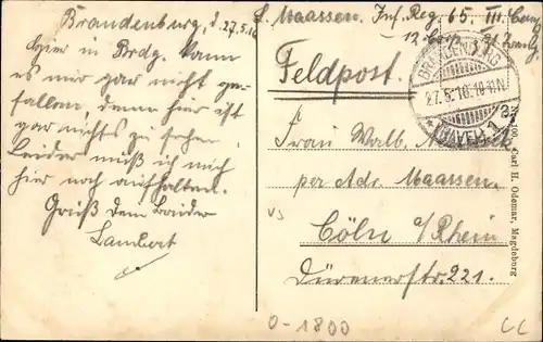 Ak Brandenburg an der Havel, Kirche, Ufer, Schiffe