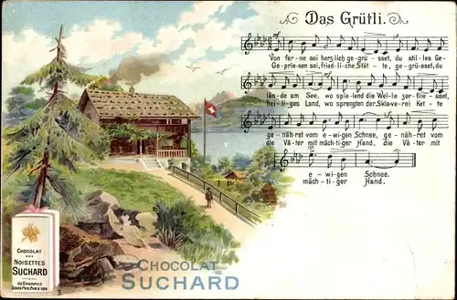 Lied Litho Das Grütli, Reklame, Chocolat Suchard