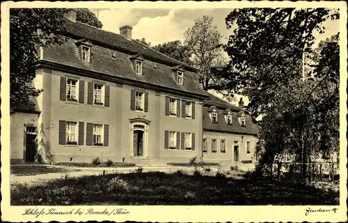 Ak Tännich Breitenheerda Remda Rudolstadt Thüringen, Schloss