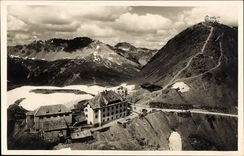 Ak Stilfs Stelvio Südtirol, Gruppe dell' Ortler, Albergo Passo