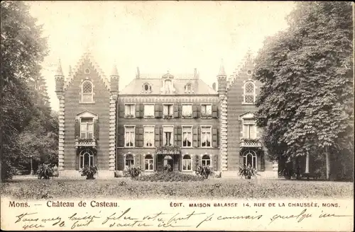 Ak Mons Wallonia Hennegau, Château de Casteau