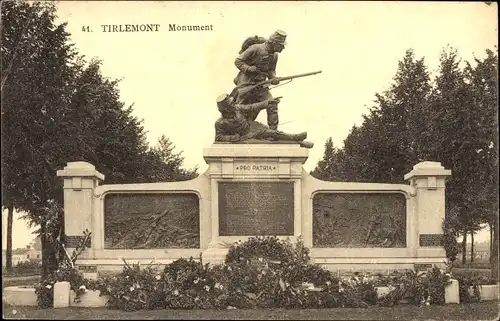Ak Tienen Flämisch-Brabant-Flandern, Denkmal