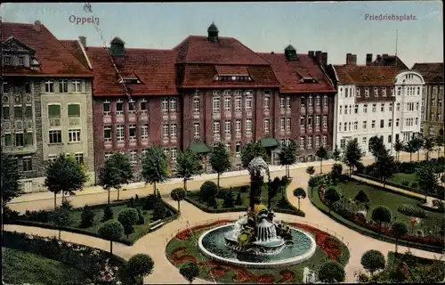 Ak Opole Oppeln Schlesien, Friedrichsplatz
