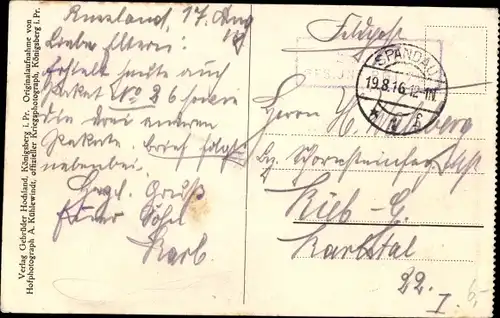 Ak Vilnius Wilna Litauen, Totalansicht