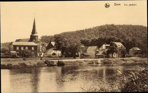 Ak Dave Namur Wallonien, Gesamtansicht