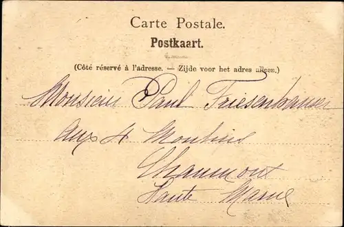 Ak Gent Gent Ostflandern, Der Gehweg am Chateau des Comtes