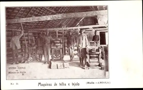 Ak Huila Angola, Maquinas de telha e tejolo