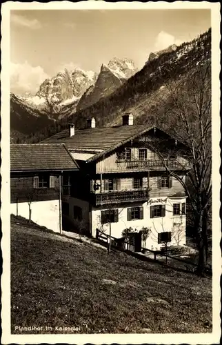 Ak Ebbs in Tirol, Pfandlhof im Kaisertal