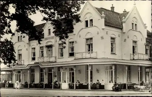 Ak Laag Keppel Gelderland, Hotel de Gouden Leeuw, Eig. D. F. Radstaake