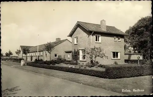 Ak Exloo Drenthe Niederlande, Badehaus