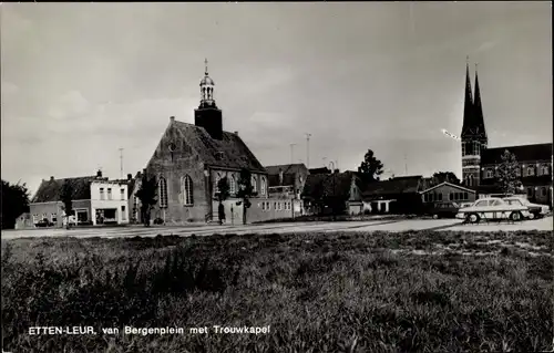 Ak Etten Leur Nordbrabant, van Bergenplein, Hochzeitskapelle, Kirche
