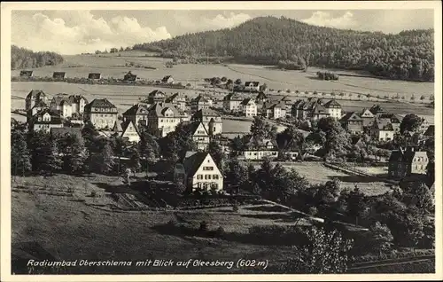 Ak Oberschlema Bad Schlema in Sachsen, Blick auf Gleesberg